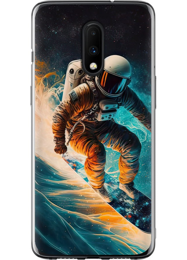 2D пластиковий чохол 'Сноубордист' для Endorphone OnePlus 7 (258091922)