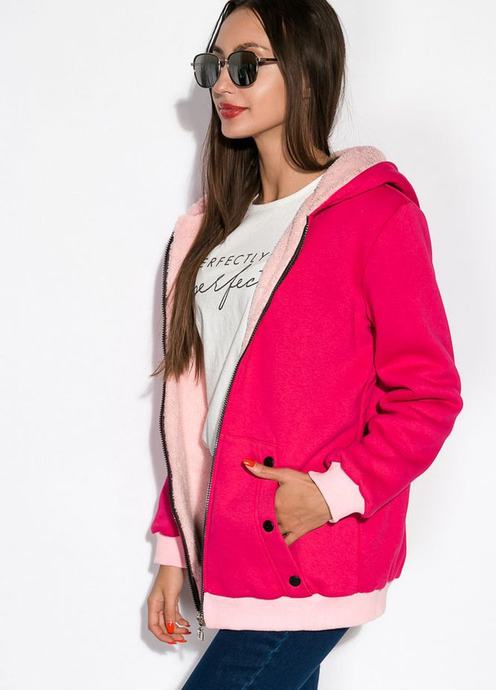 Розовая зимняя куртка женская (розовый) Time of Style