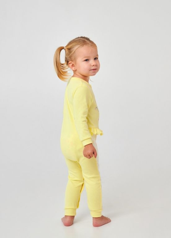 Детский комбинезон | Хлопок | 80, 86 | Очень нежный к телу Нежный желтый Smil (276311100)