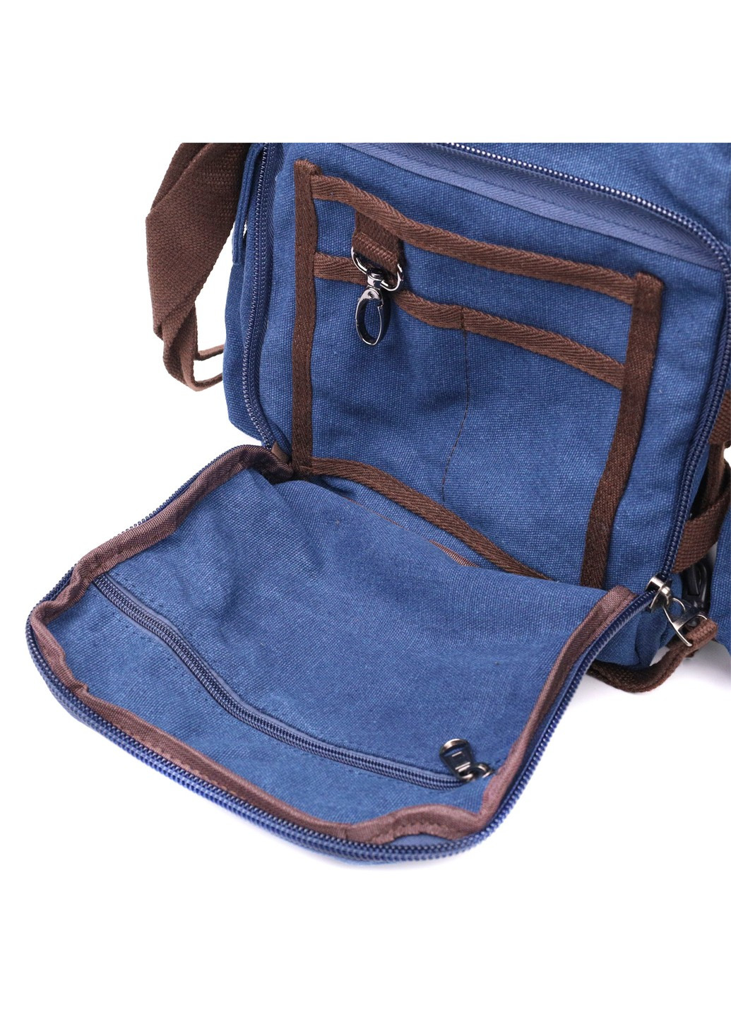 Мужская текстильная сумка с чехлом для воды 22211 Синий Vintage (267925347)