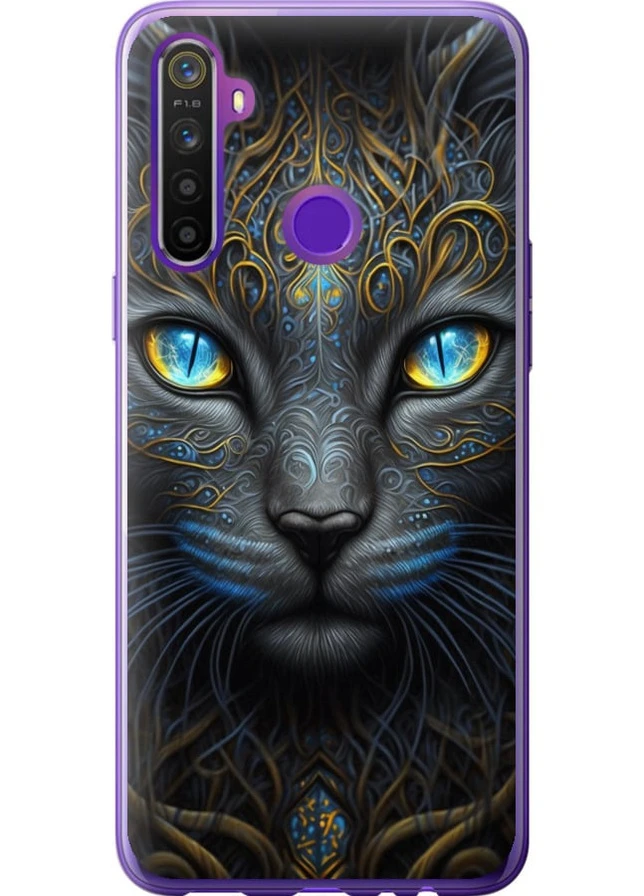 2D пластиковий чохол 'Кішка' для Endorphone Realme 6i (257838304)