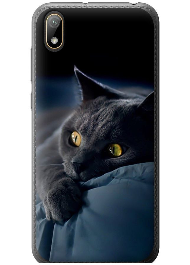 Силиконовый чехол 'Дымчатый кот' для Endorphone huawei y5 2019 (265226428)