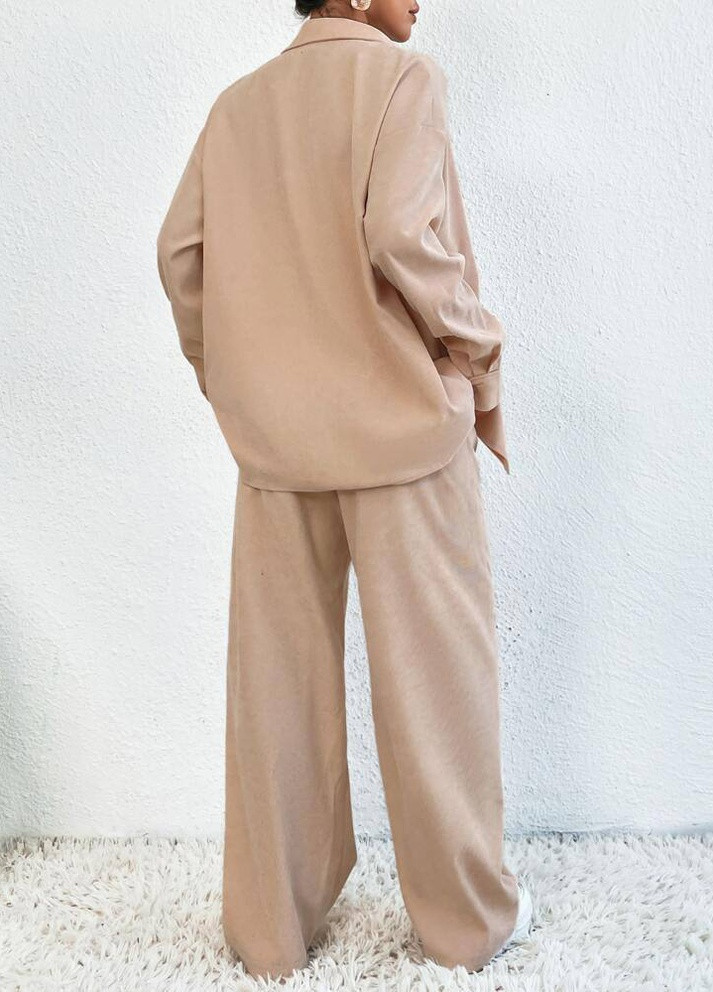 Актуальный стильный женский костюм из микровольвета InFashion костюм (257985598)