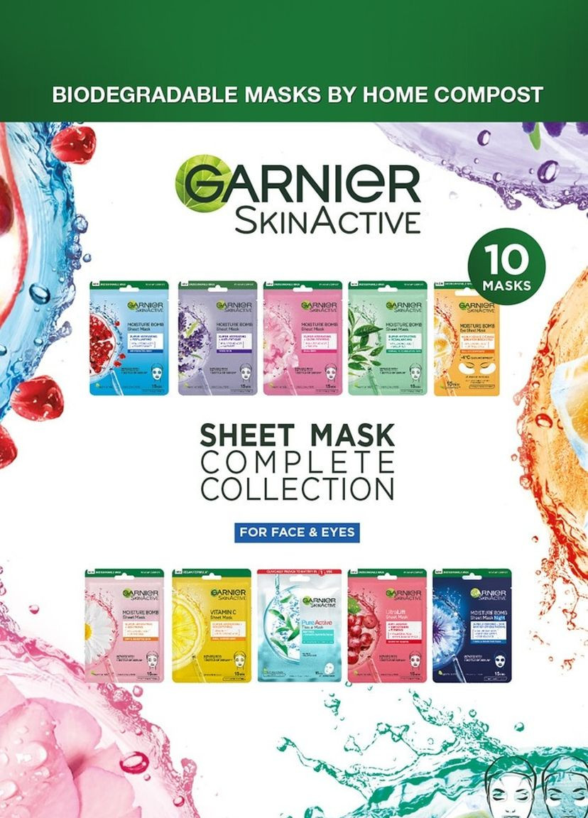 Комплект маск для лица (10шт) Garnier (268300553)