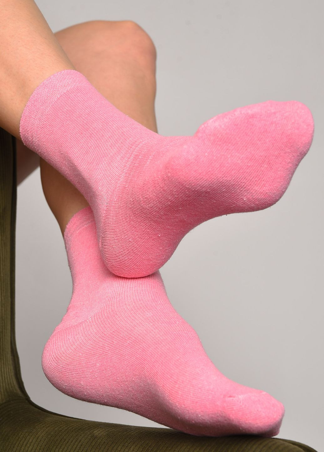 Носки женские демисезонные темно-розового цвета размер 35-41 Let's Shop (277983268)