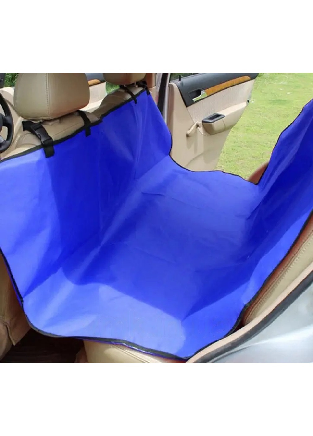 Автомобильный гамак накидка чехол на заднее сидение авто для перевозки животных собак кошек 134х132 см (473858-Prob) Синий Unbranded (256675429)