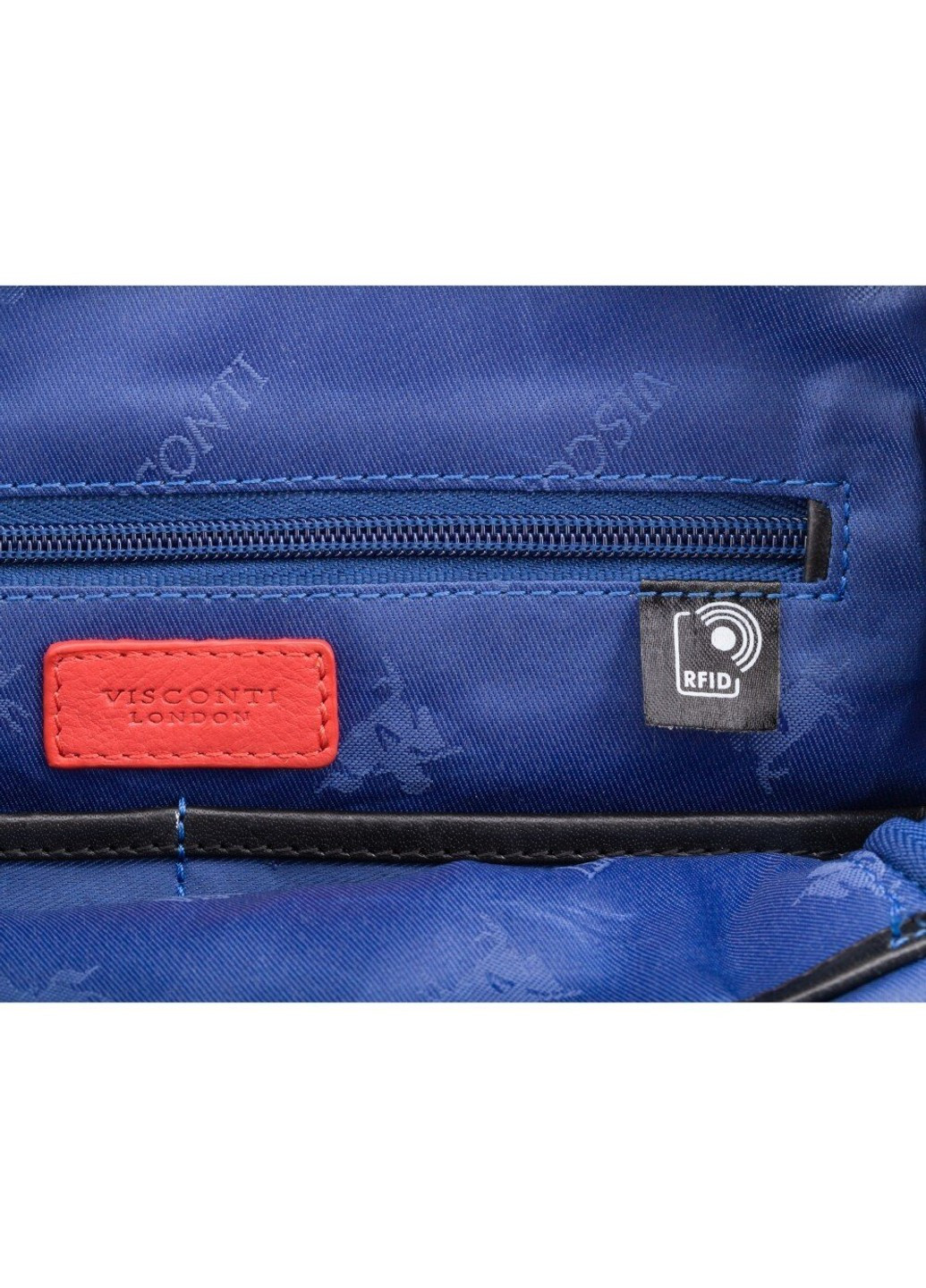 Чоловіча шкіряна сумка з RFID захистом ML36 Vesper A5 (Black) Visconti (262086576)
