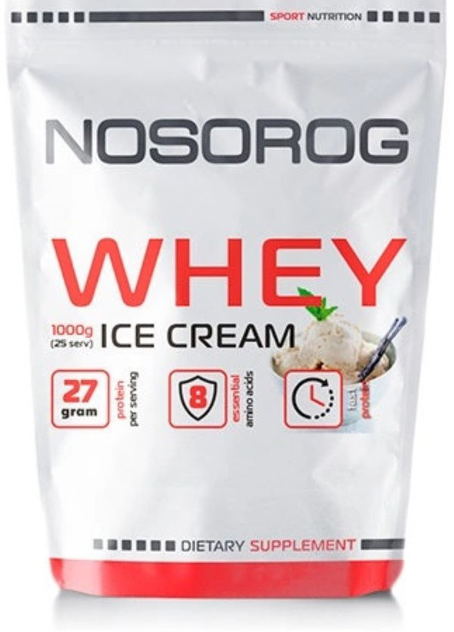 Протеин Whey 1кг (Мороженое) Nosorog Nutrition (259111035)