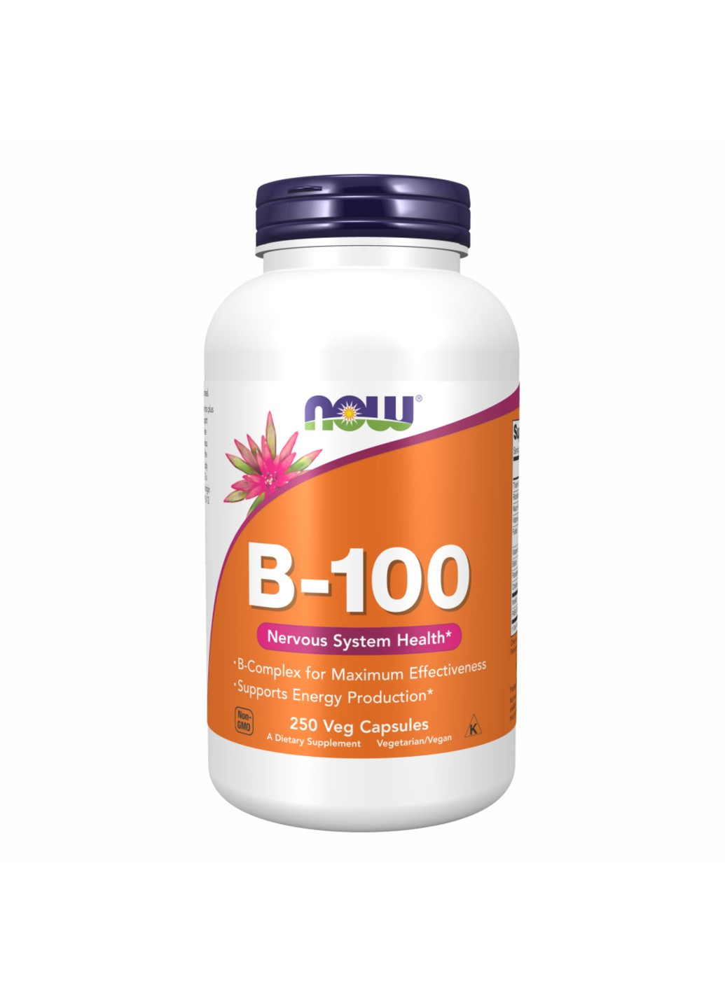 Полный Набор Витаминов Группы B B-100 - 250 вег.капсул. Now Foods (276002590)