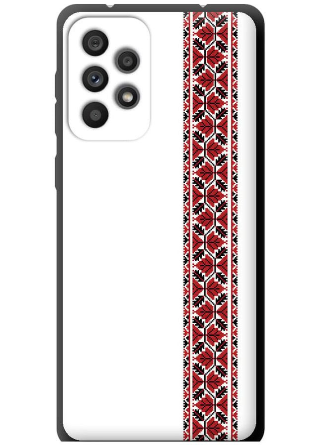 TPU чорний чохол 'Вишиванка 2' для Endorphone Samsung Galaxy A73 A736B (269350440)