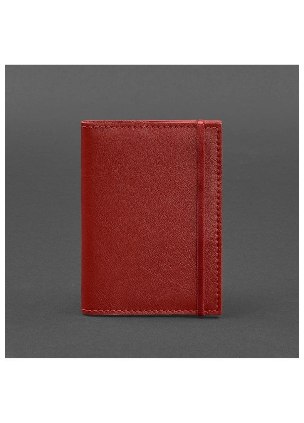 Кожаная обложка для паспорта 1.0 красная краст BN-OP-1-RED BlankNote (263519211)