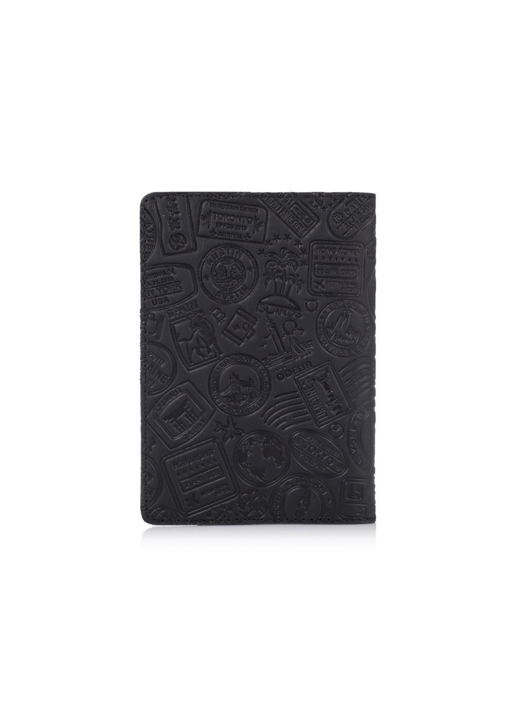 Кожаная обложка на паспорт HiArt PC-01Let's Go Travel черный Черный Hi Art (268371338)