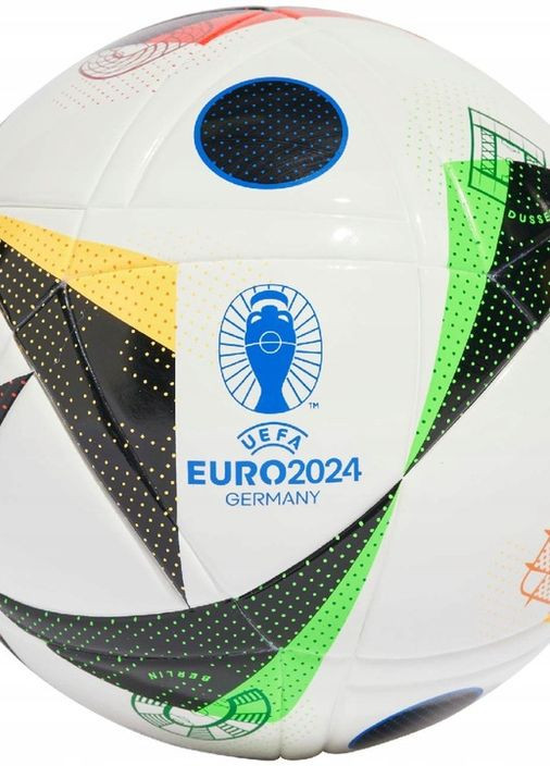 Футбольный мяч EURO 24 Fussballliebe League KIDS 350G IN9376 №4 adidas (273436360)