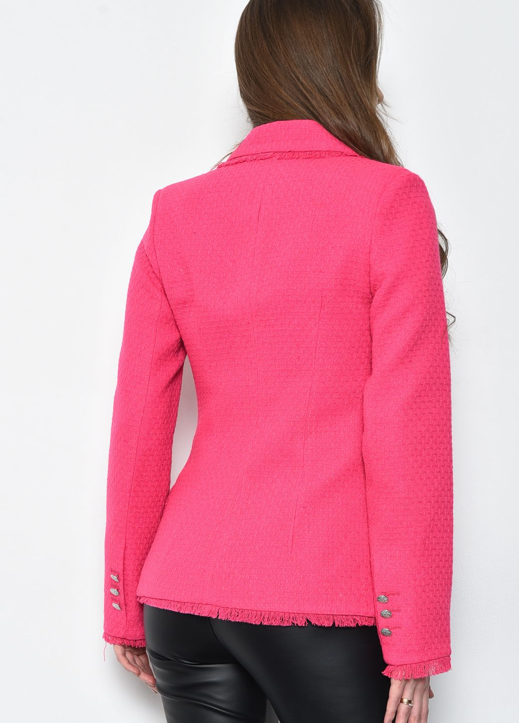Піджак жіночий малинового кольору Let's Shop (276456756)