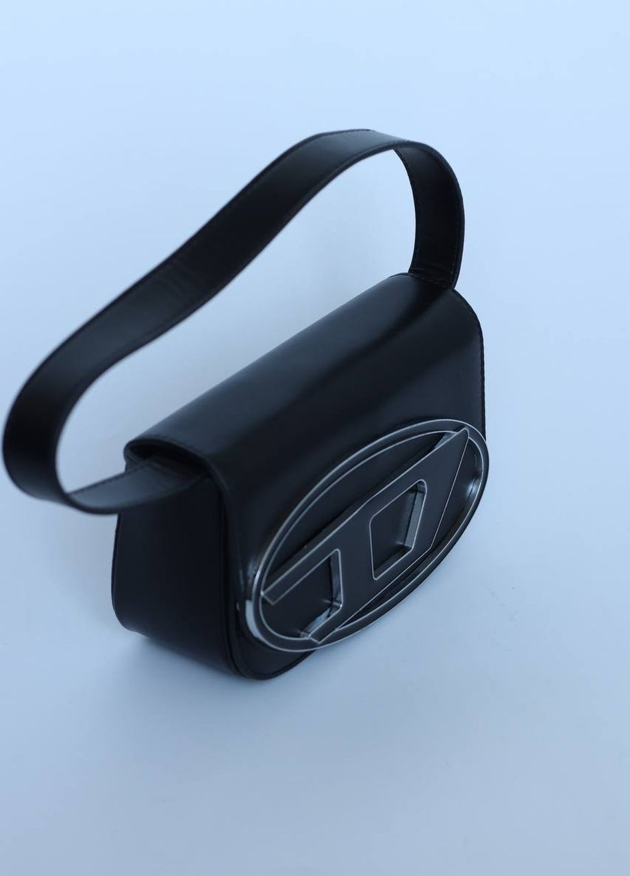 Сумочка з лого DIESEL 1DR Shoulder Bag black Vakko (273782720)