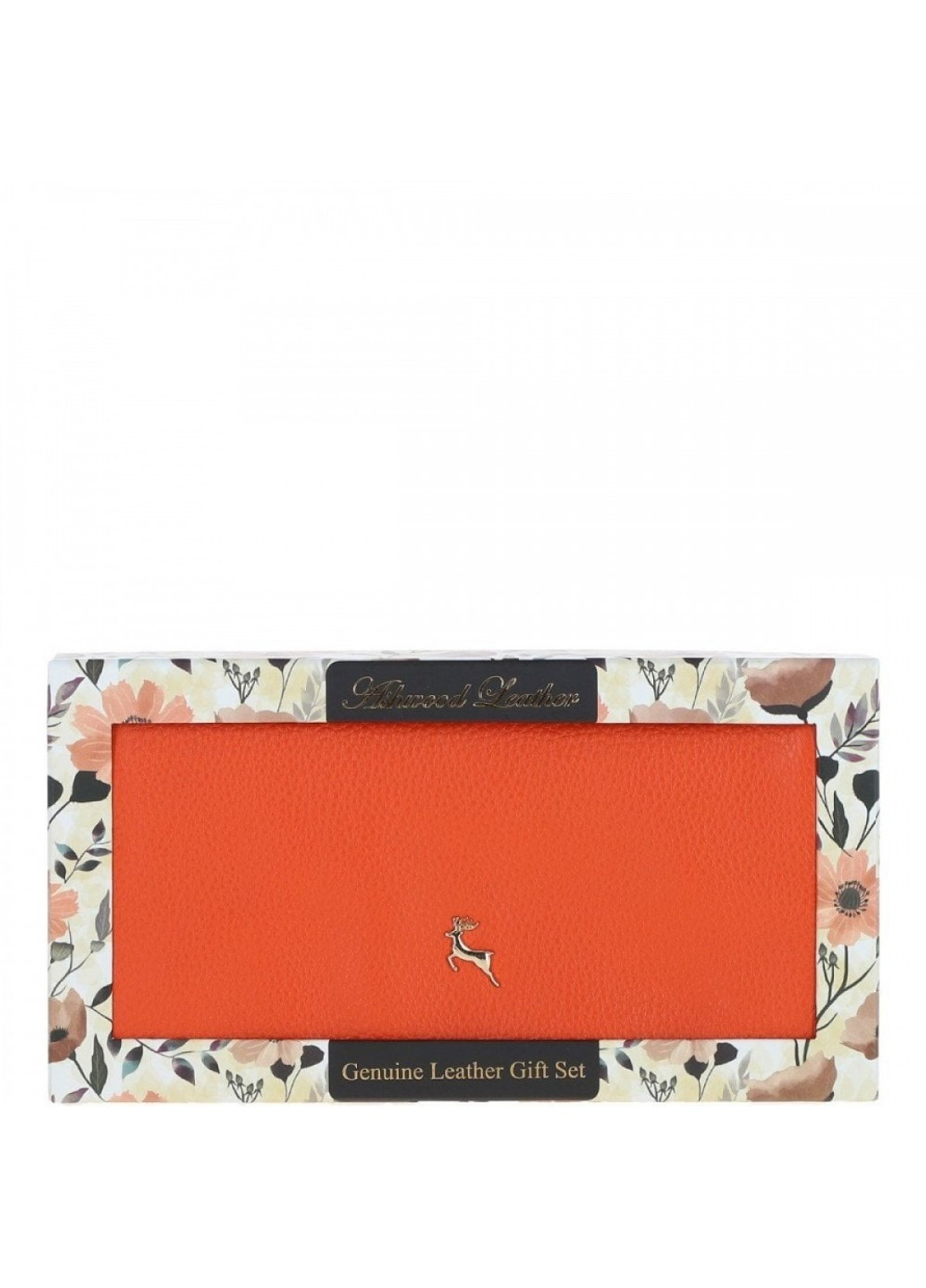 Жіночий шкіряний гаманець J56 мандарин із захистом RFID Ashwood (261853540)