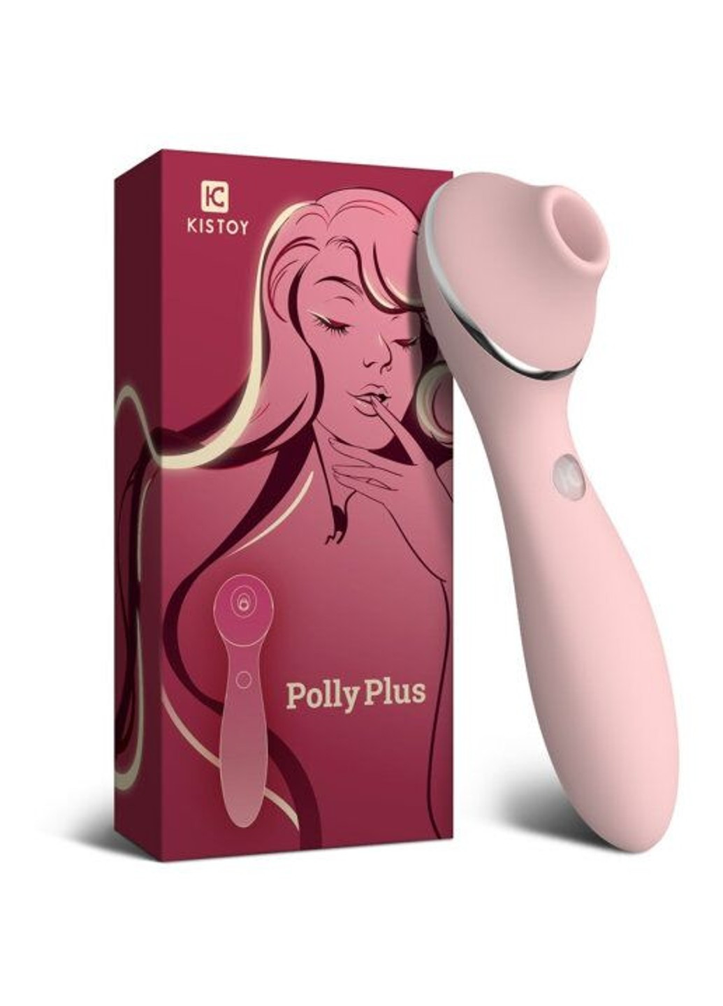 Вакуумный вибратор Polly Plus Pink KisToy (257203292)