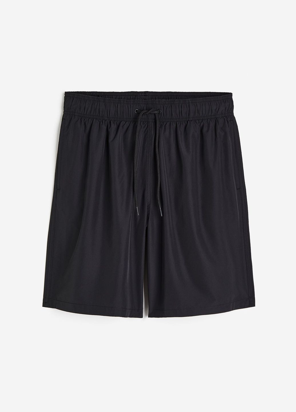 Мужские черные пляжные шорты для плаванья H&M