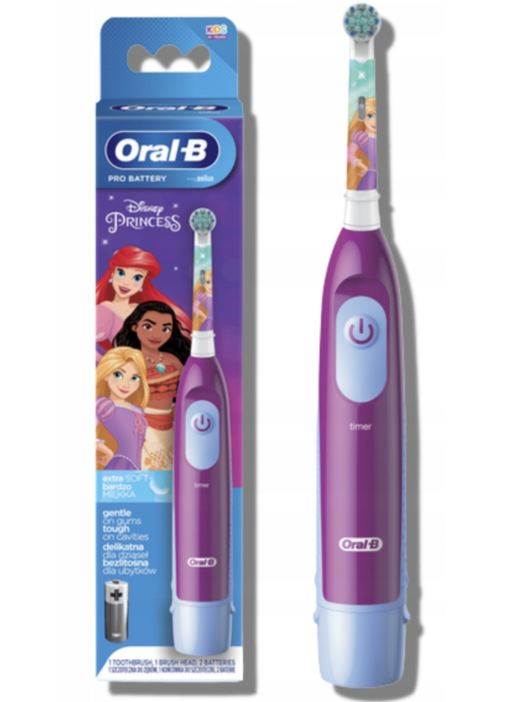 Детская электрическая зубная щетка BRAUN DB5 Принцессы Дисней Oral-B (257100247)