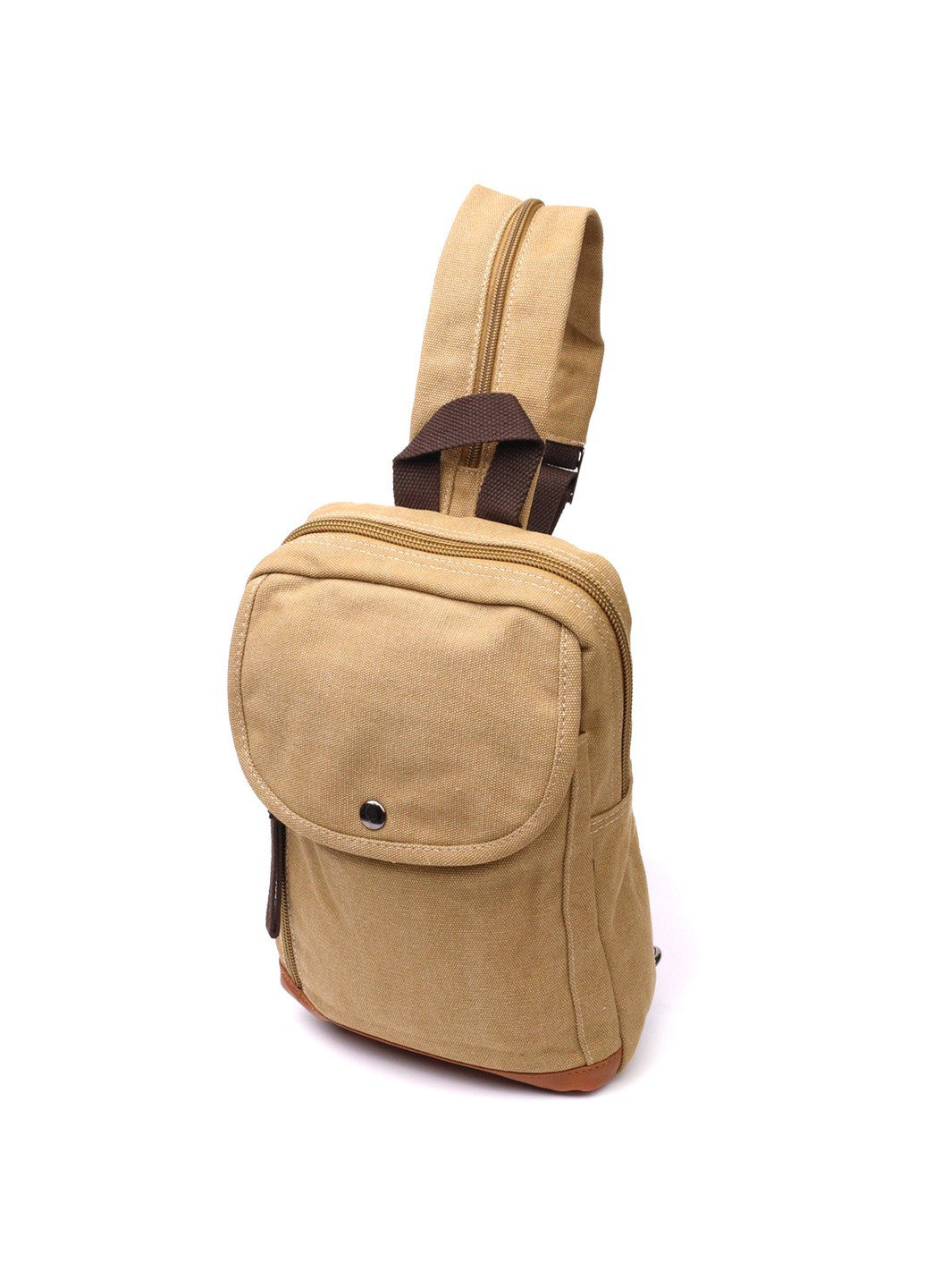 Зручний рюкзак для чоловіків із щільного текстилю 22185 Пісочний Vintage (267948744)