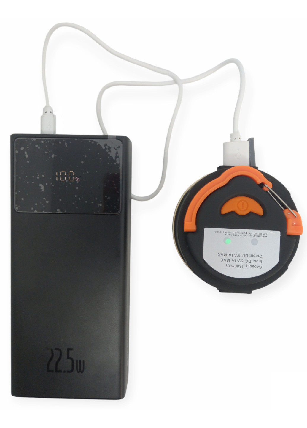 Лампа на аккумуляторе подвесная фонарь с функцией powerbank USB ЮСБ 1800 mAh походная 4 режима работы ЛЕД LED No Brand (266144796)