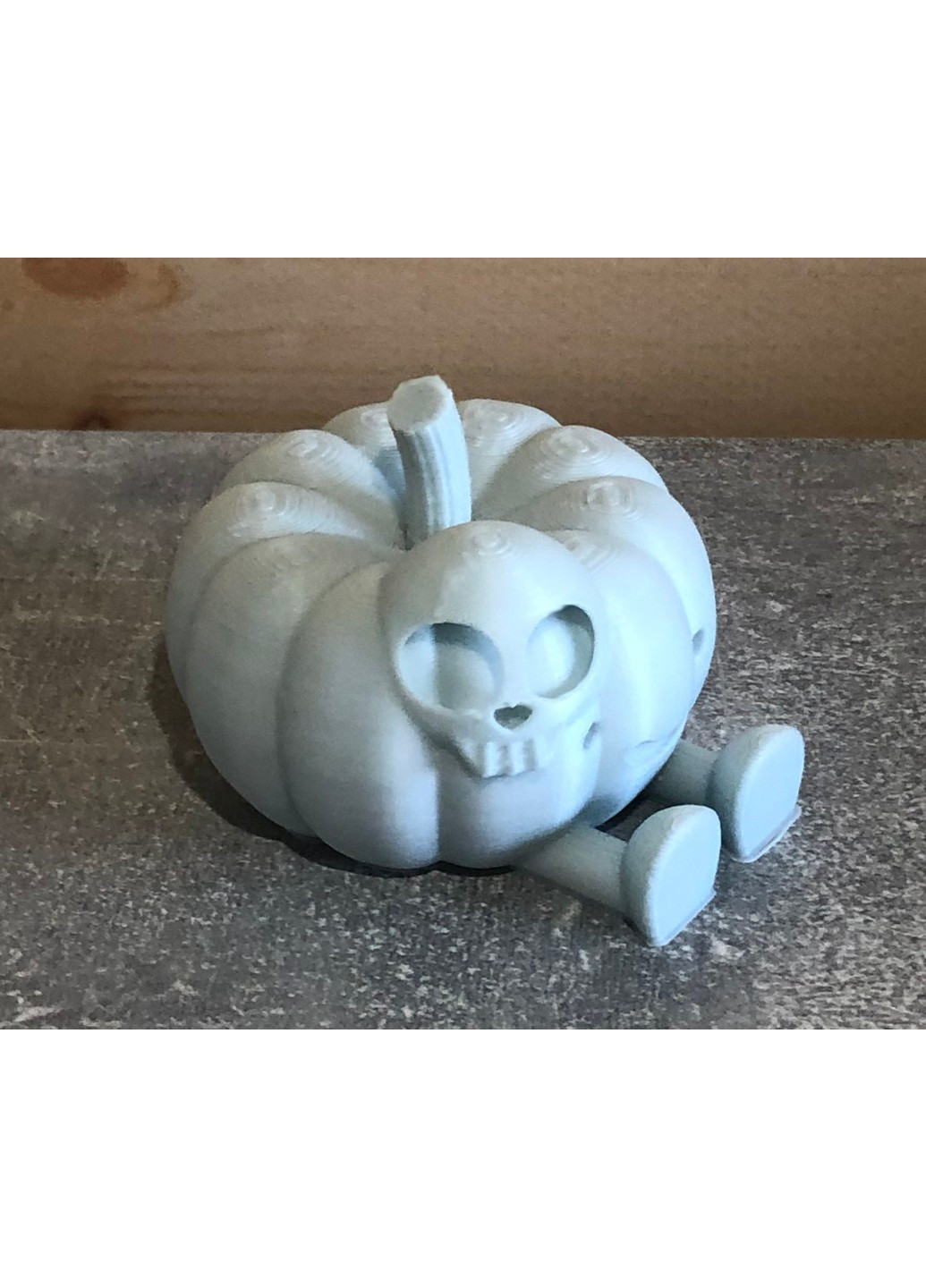 Тыква на Хеллоуин с ножками и головой инопланетянина ЗаСвіт (266425039)