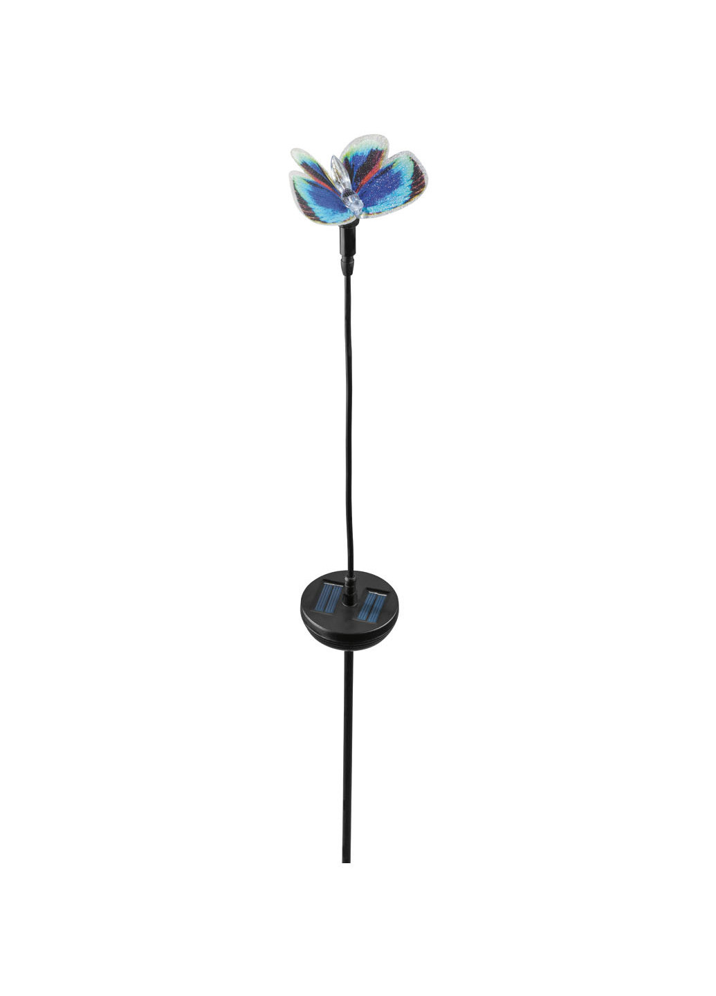 Садовый светильник на солнечной батарее Бабочка синий Livarno home (256607702)