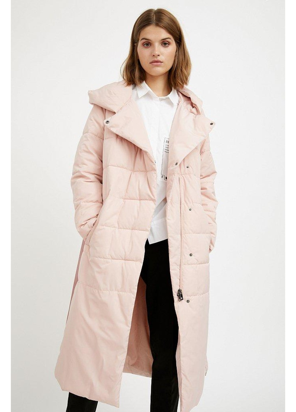 Розовая зимняя пальто a20-11001-718 Finn Flare