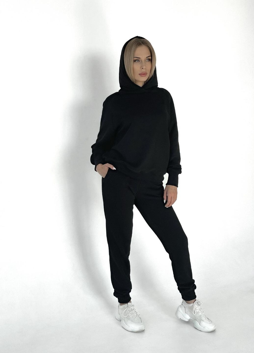 Черный женский оверсайз костюм Vakko (261241526)