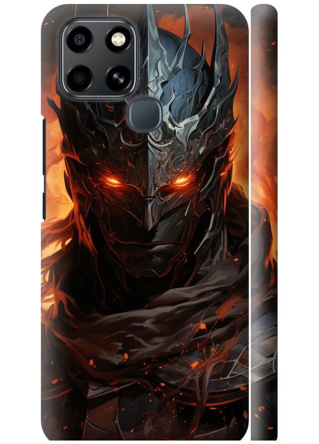 3D пластиковый матовый чехол 'Темный рыцарь' для Endorphone Infinix Smart 6 (266051840)