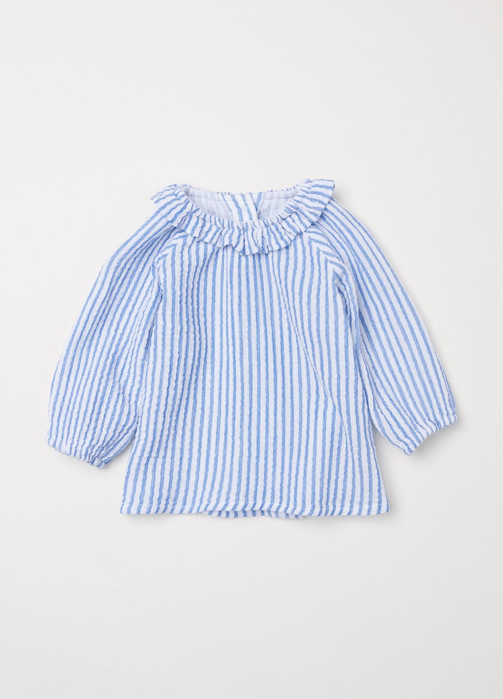 Блуза демісезон,білий-синій в смужку, H&M (267332186)