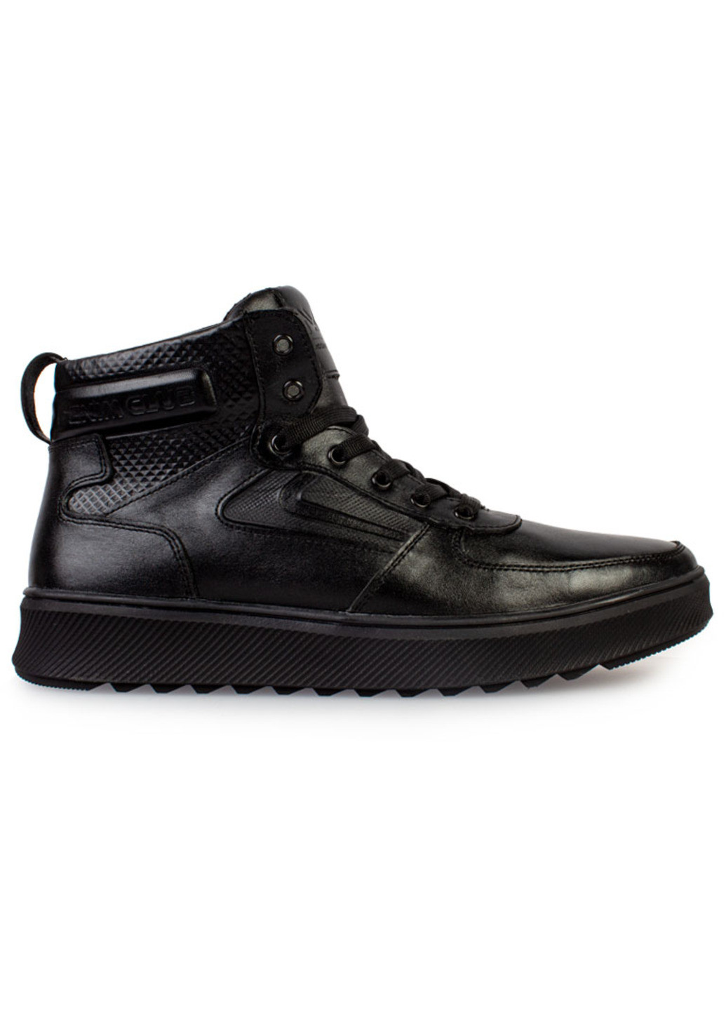 Черные зимние ботинки мужские бренда 9501013_(0) ModaMilano