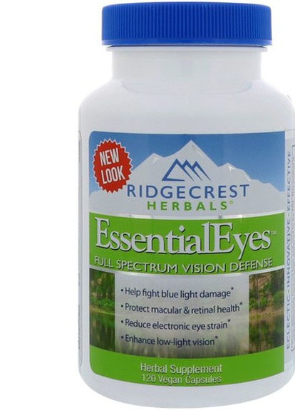 EssentialEyes 120 Veg Caps RCH197 Ridgecrest Herbals (256723275)