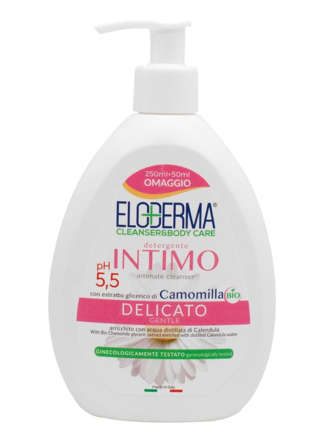 Крем-мило для інтимної гігієни Delicato pH 5.5 з ромашкою 300мл Eloderma (266133383)