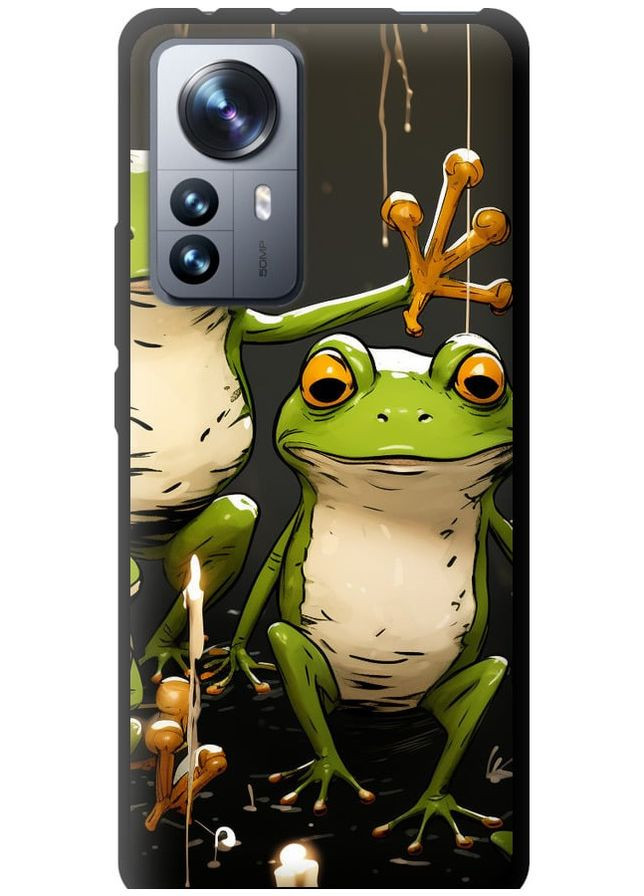 TPU черный чехол 'Жабки 2' для Endorphone Xiaomi 12 Pro (266910458)
