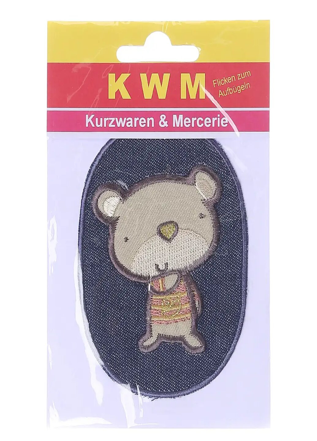 Детская термонаклейка на одежду "Мишка" KWM (259829720)