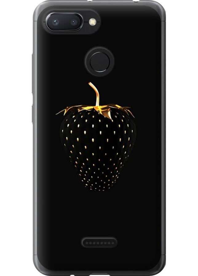 2D пластиковый чехол 'Черная клубника' для Endorphone Xiaomi Redmi 6 (257906631)