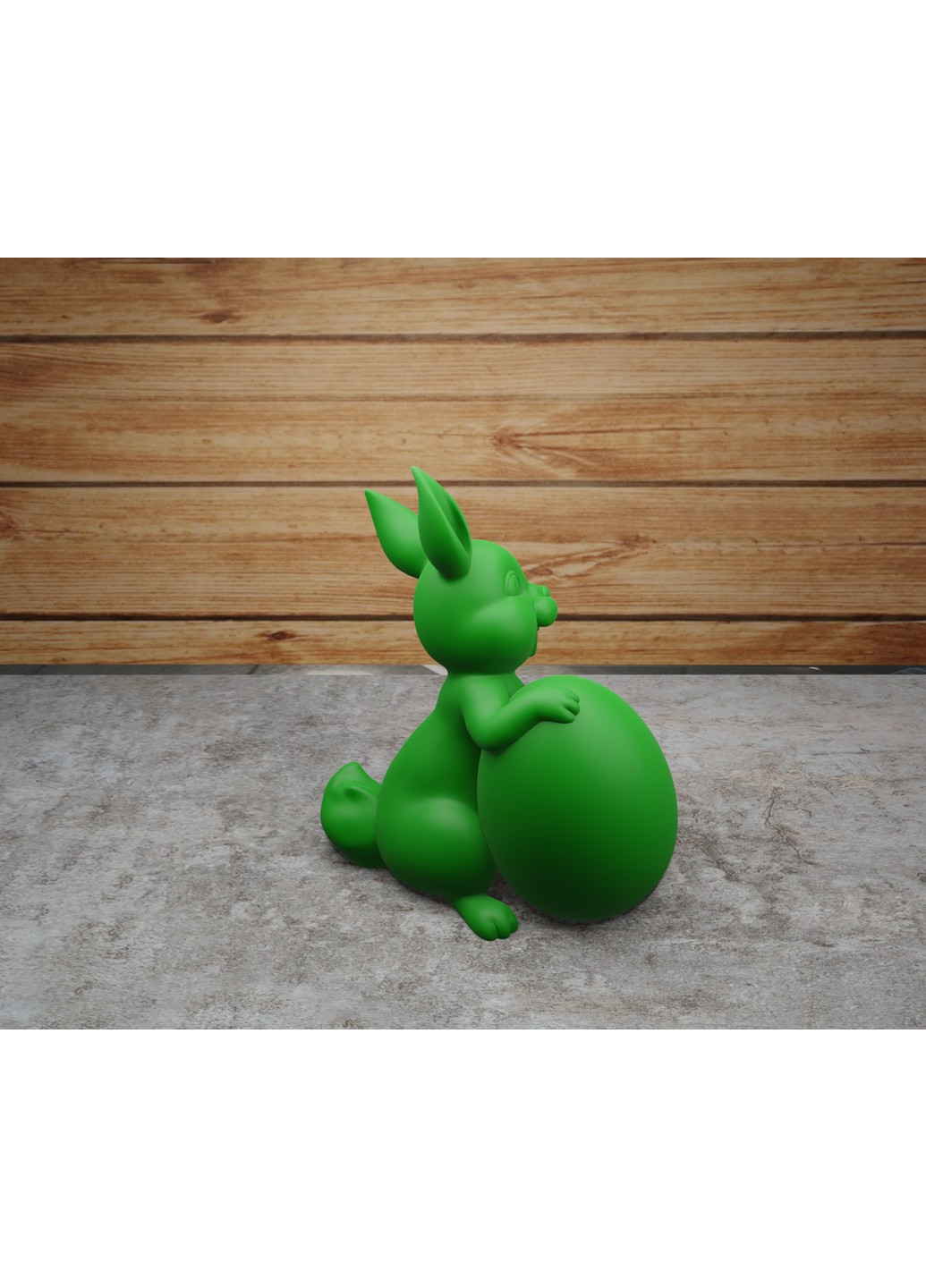 Cтатуэтка Пасхальный кролик с яйцом ЗаСвіт (261555521)