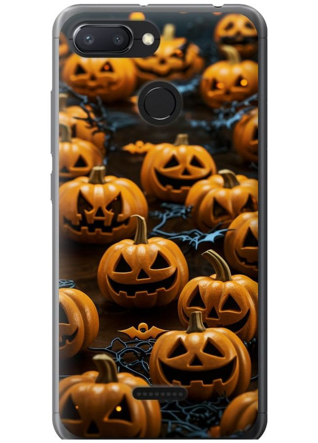 Силиконовый чехол 'Тыквы 2' для Endorphone Xiaomi Redmi 6 (266807974)