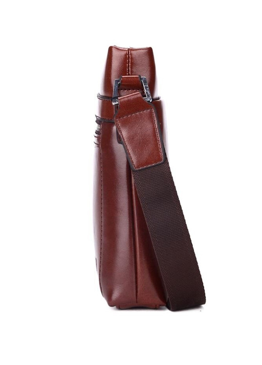 Чоловіча коричнева сумка через плече 8806-2 Polo (263360636)