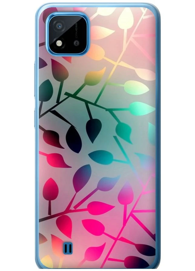 Силіконовий чохол 'Листя' для Endorphone Realme C11 2021 (262979172)