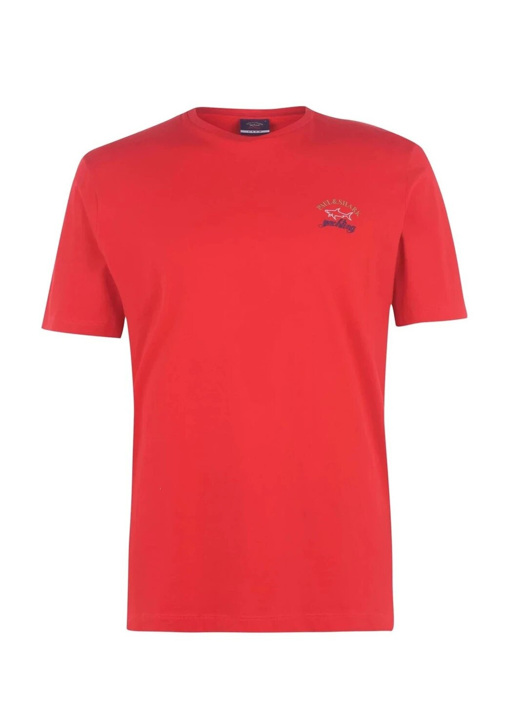 Красная футболка мужская с коротким рукавом Paul & Shark