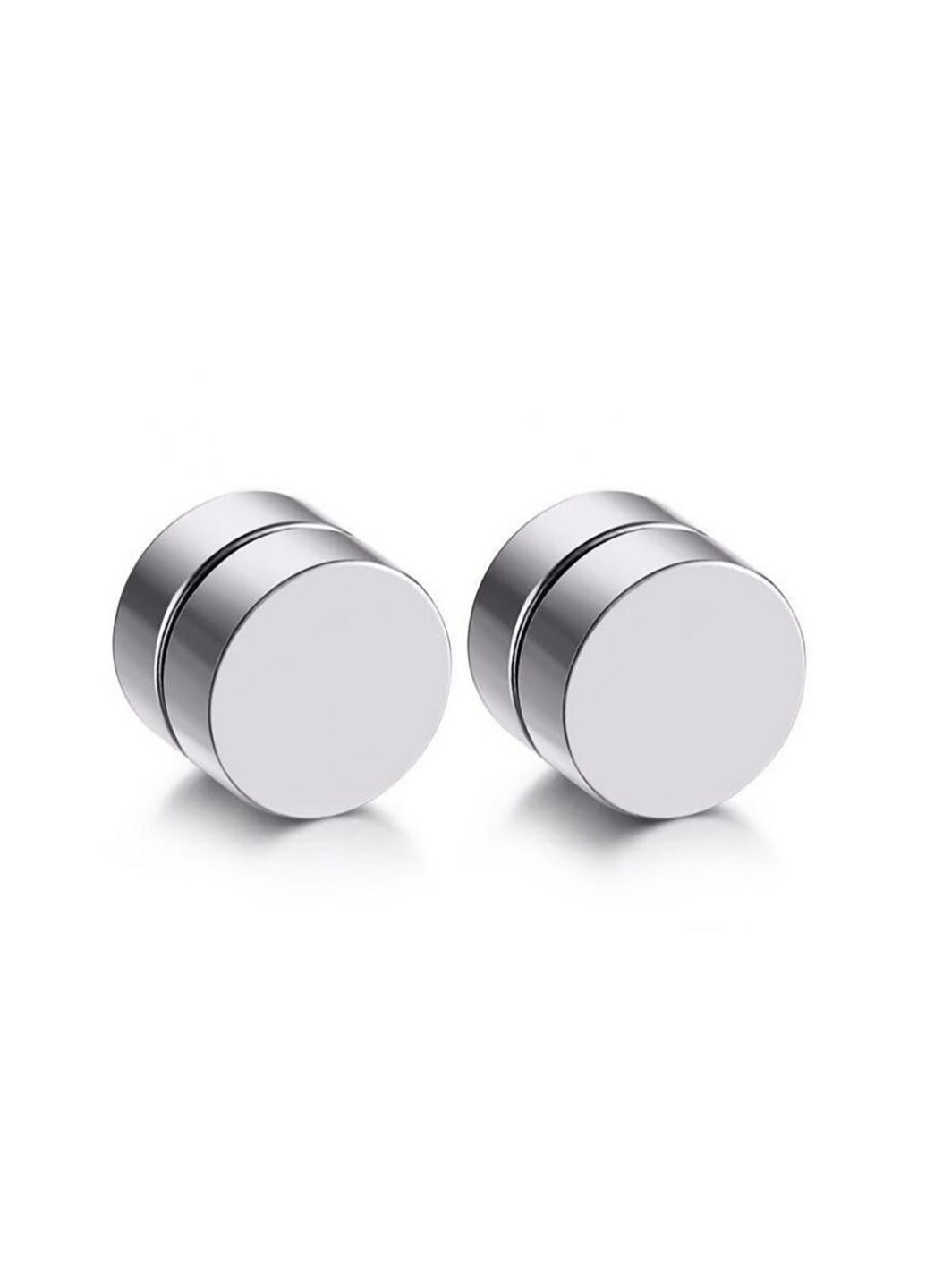Сережки-кліпси на магніті із сталі бренду колір Метал, діаметр 10 мм Spikes (257934125)