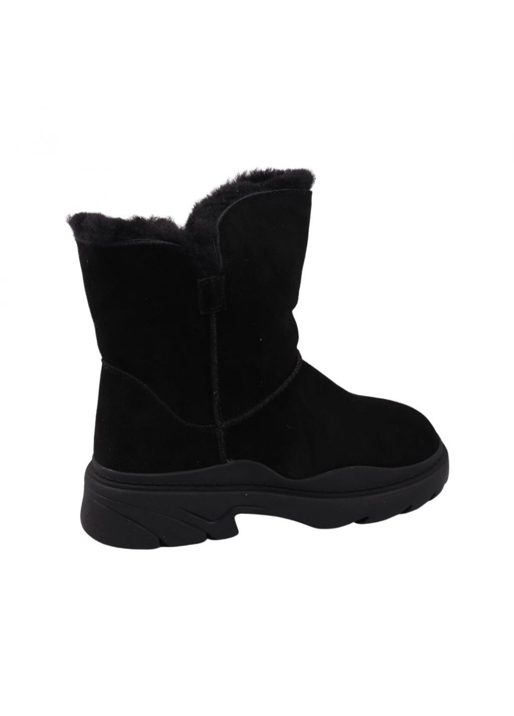 Угги женские черные натуральная замша Sorte Lady 37-23ZU (257444178)