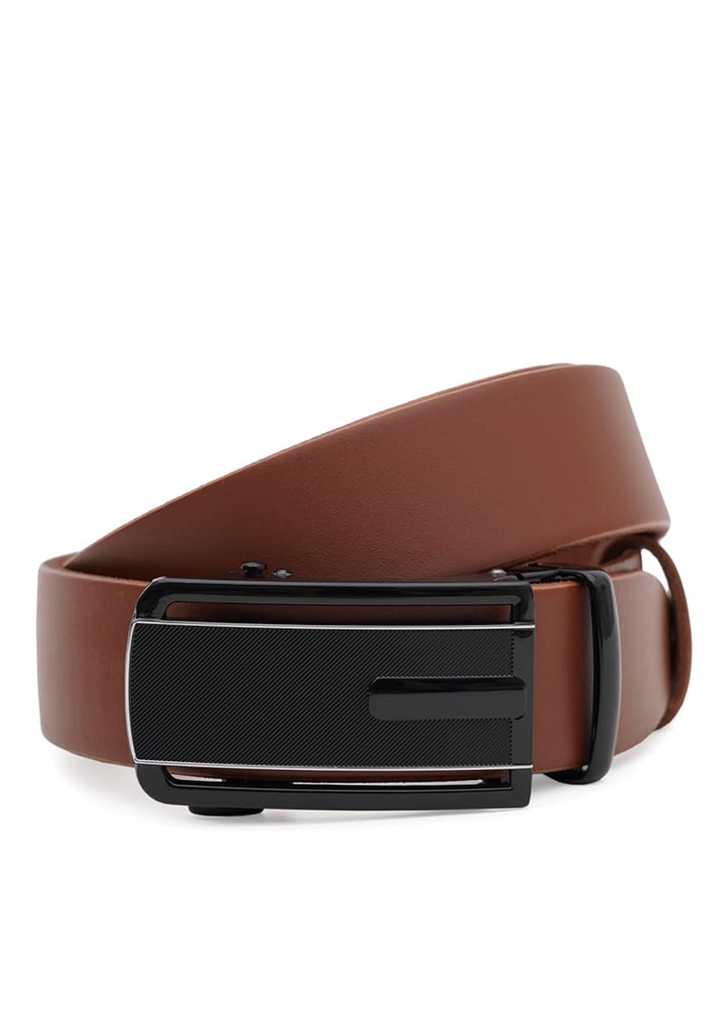 Мужской кожаный ремень 115v1genav39-light brown Borsa Leather (271665011)