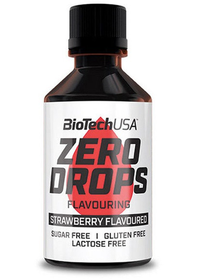 Zero Drops 50 ml /100 servings/ Strawberry Biotechusa (256720247)