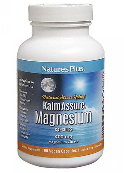 Nature's Plus KalmAssure Magnesium 400 mg 90 Veg Caps Natures Plus (256719615)