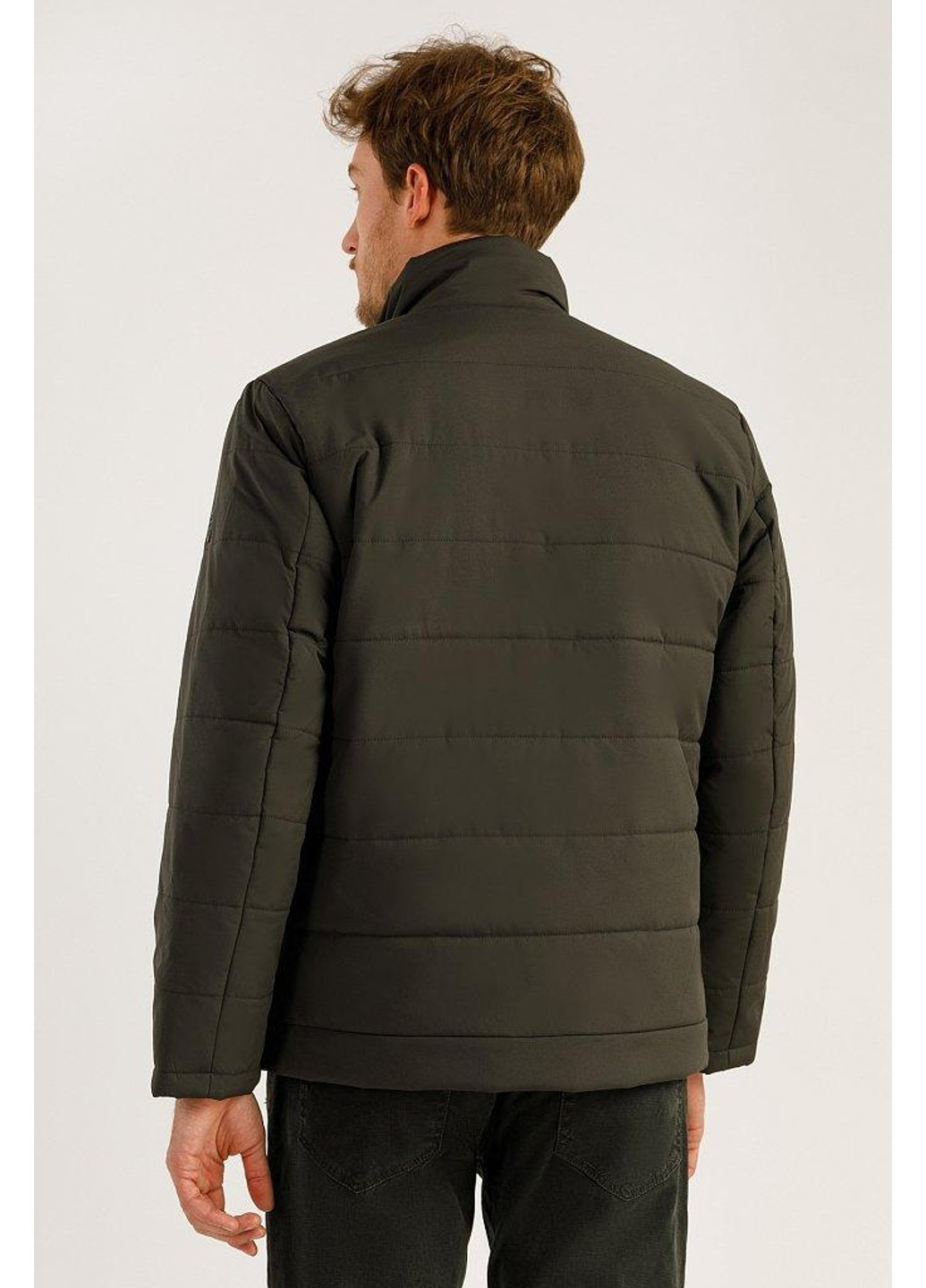 Зеленая демисезонная куртка a19-42014-202 Finn Flare