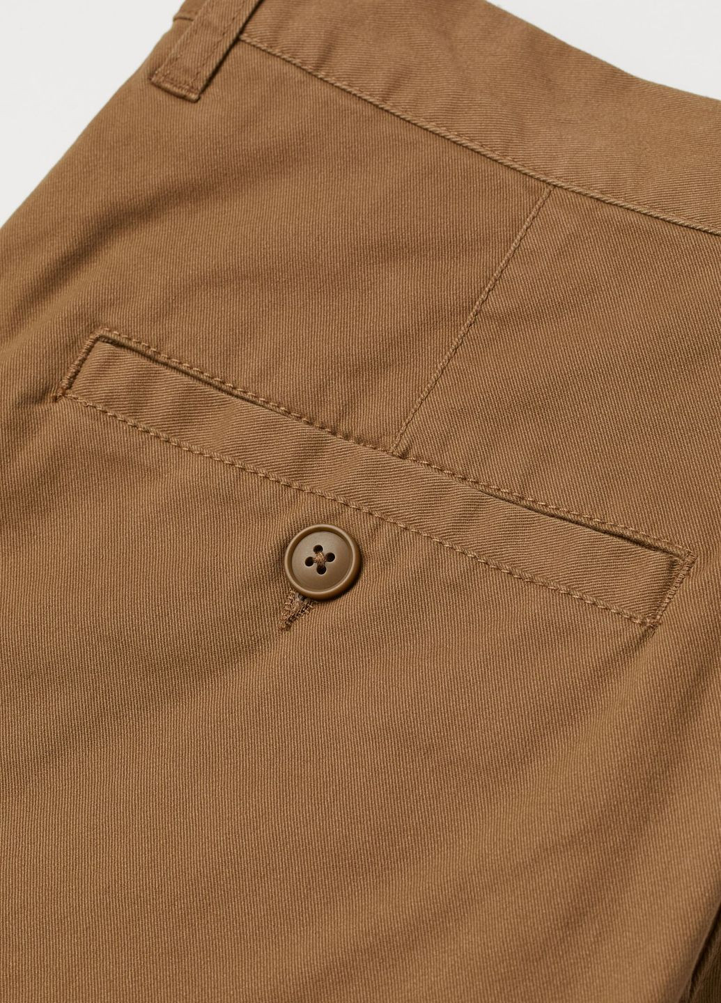 Коричневые кэжуал летние брюки H&M