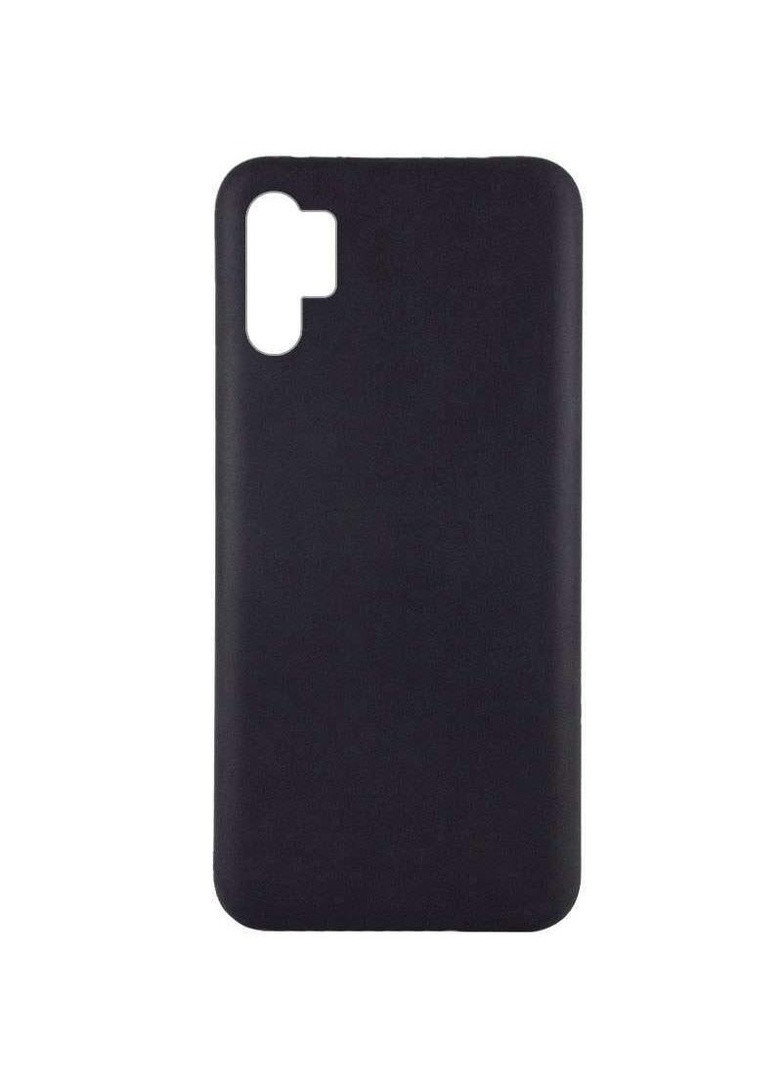 Чорний силіконовий чохол на Samsung Galaxy Note 10 Plus Epik (258598097)